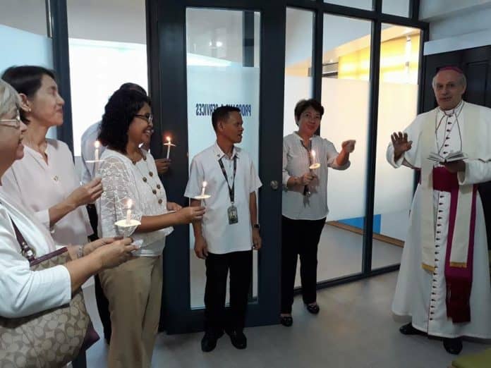 Blessing of Bukas Palad Foundation Manila Tramo office